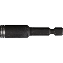 10124 "Cobit 1/4" 6,3x54 mm smūginis adapteris su žiedu juodas