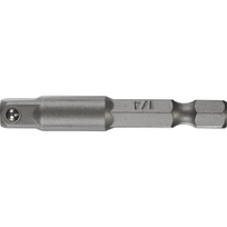 60563 "Cobit" adapteriai 1/4 x 1/2 x 50 mm su fiksavimo rutuliuku