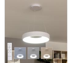 Brilagi - reguliuojamas LED pakabinamas šviestuvas ant laido FALCON II LED/67W/230V Ø 40 cm balta + nuotolinio valdymo pultas