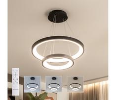 BRILAGI - LED reguliuojama pakabinama liustra ant laido FALCON SLIM LED/68W/230V skersmuo 50 cm juoda +DO