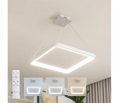 Brilagi - reguliuojamas LED pakabinamas šviestuvas ant laido FALCON SLIM LED/50W/230V 50x50 cm balta + su nuotoliniu pulteliu