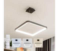 BRILAGI - LED su dimeriu pakabinama liustra ant laido FALCON SLIM LED/50W/230V 50x50 cm juoda + nuotolinis valdymas