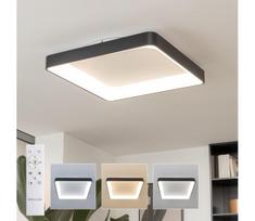 Brilagi - reguliuojamas LED lubų šviestuvas FALCON II LED/125W/230V 60x60 cm juodas + nuotolinis valdymas