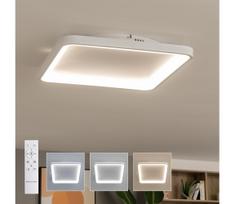 Brilagi - Dimeriuojamas LED lubinis šviestuvas FALCON SLIM LED/50W/230V 50x50 cm balta + su nuotolinio valdymo pultu