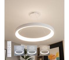 Brilagi - LED reguliuojama liustra FALCON II LED/108W/230V 3000-6500K skersmuo 80 cm balta + nuotolinio valdymo pultas