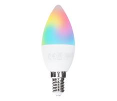 LED RGBW lemputė C37 E14/4,8W/230V 3000K + nuotolinis pultas - Aigostar