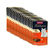 ANIMONDA Cat Vom Feinsten Adult ančių + kalakutienos filė 18x85g paketėlis