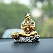 Artarium Mahabali Hanumanas Automobilių prietaisų skydelis Namų apdaila Ganesh Murti statulos dovana (1 vnt.)