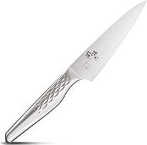 KAI SHOSO 12 cm virtuvinis peilis - autentiškas japoniškas 5 colių, aukštos anglies, nerūdijančio plieno peilis. 10 metų garantija. Pagaminta Japonijoje. Naudojamas profesionalių ir namų šefų gaminant azijietiško stiliaus patiekalus.