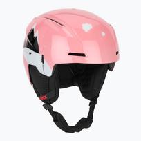 Vaikiškas slidinėjimo šalmas UVEX Viti Set + akiniai Speedy Pro pink penguin/lasergold lite