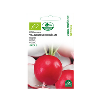 Daržovių sėklos, EKO ridikėliai valgomieji Saxa 2, 2 g., 9929