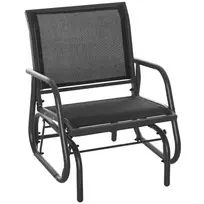 Supamasis sodo krėslas - Juoda 75 x 66 x 85 cm