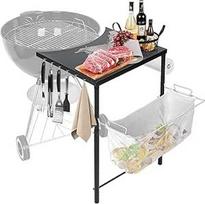 "Grisun" BBQ darbo stalo stovas, skirtas "Weber" anglių kepsninei, šoninis stalas "Weber" 18", 22", 26" kepsninėms, 18", 22" WSM, lauko kepsninių stalas panašaus dydžio kepsninėms,