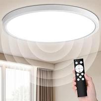 "VivaLet" LED lubų šviestuvas su judesio jutikliu Vidinis 36 W 3600 LM, 3000 K / 4000 K / 6000 K reguliuojamas lubų šviestuvas su nuotolinio valdymo pulteliu IP54 jutiklis su šviesos jutikliu vonios kambariui, rūsiui