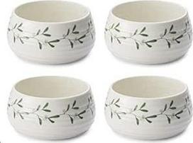 Sophie Conran 4 mažų dubenėlių rinkinys Portmeirion Mistletoe