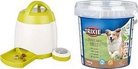 TRIXIE Bundle Intelligence Toy Dog Activity Strategy Game Memory Trainer 3.0, skersmuo 20 × 24 cm - 32040 31806 Premio Trainer Snack Lamb Balls, 500 g (pakuotė po 1)