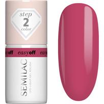 Semilac Easy Off Step 2 gelinis nagų lakas, stingstantis UV / LED lempos šviesoje atspalvis Pink Coral 7 ml