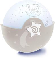 Naktinis šviestuvas B-kids Soothing Light & Projector, smėlio sp.