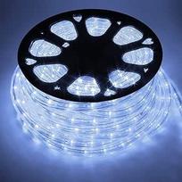 "Forever Speed" 50 metrų ilgio LED šviesos vamzdis lauke, 1800 šviesos diodų, vandeniui atsparus LED vamzdis lauke, dekoravimui ir apšvietimui, LED šviesos vamzdis Helovinui, sodui, Kalėdoms, vestuvėms, vakarėliams, šaltai baltas