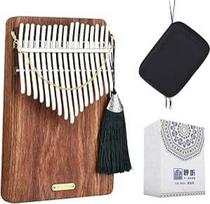LingTing Kalimba LT-K17P 17 klavišų Kalimba Mbira Thumb Piano, dovana vaikams ir suaugusiems, pradedantiesiems (Sea Whisperer)
