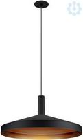 LALU® SET, pendant light, LED base, TETRA 36, PHASE, Recessed, pendant length 200 cm, 2700/3000 K, 40°, black 1010795 | 4024163321846