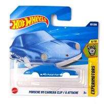 Hot Wheels Mainline Modeliukas Porsche 911 Carrera Clip White/Blue (yra Sandėlyje)
