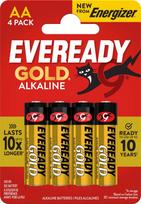 Energizer battery Eveready Gold AA/LR6 CP4, ELEEGR7638900205916