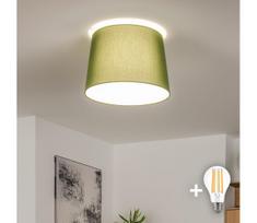 Brilagi - LED paviršinis lubinis šviestuvas CERIA 1xE27/40W/230V skersmuo 30 cm žalias