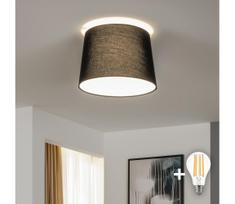 Brilagi - LED prigludęs lubinis šviestuvas CERIA 1xE27/40W/230V skersmuo 30 cm juodas