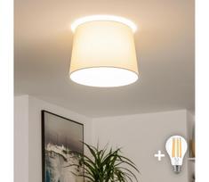 Brilagi - LED prie lubų tvirtinamas liustras CERIA 1xE27/40W/230V Ø 30 cm smėlinė