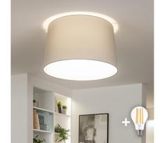 Brilagi - LED prigludęs lubinis šviestuvas CERIA 1xE27/40W/230V skersmuo 45 cm pilkas