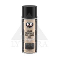 Struktūriniai dažai automobilio buferiui K2 BUMPER SPRAY juoda 400 ml