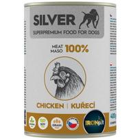 IRONpet Silver Dog Chicken 100% meat 400g vištienos konservai šunims, Svoris 200 g