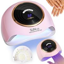 LIVMAN SUN C2 su UV LED manikiūrui ir pedikiūrui - su nuimamu pagrindu, 288W, 63LED