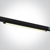 Šviestuvas LED 65018T/B/V 16W, 3 Fazių Bėgeliams, Juodas