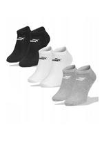 Kojinės - Puma 947108 Quarter - 3 vnt. (Baltos, pilkos, juodos) 35-38