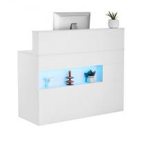 Registratūros stalas, 120x47.5x100 cm, balta, MDF