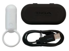 Tenga Smart Vibe penio žiedas - baltas
