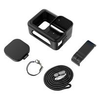 For Gopro Hero 13 Black Accessories Case Protective Housing Shell Protector Rubber Silicone + Lens Cap Strap For Go pro Hero13