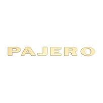 1 vnt. Metalinis 3D automobilio galinės raidės bagažinės emblema, gaubtuvo ženklelis, lipdukas Mitsubishi Pajero V31 V32 V33 V93 V97 V73 automobilių priedams