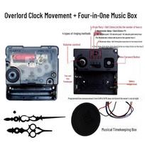 Grandfather Clock Movement Kit with Pendulum, Musical Chime, and Time Report Features