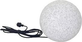 "Trango" 200 g "Nature Garden Globe Light" IP65 granito akmens išvaizdos 20 cm apima 1x E27 lizdą ir apie 5 m IP44 kabelio Rutulinė lauko lemputė Lauko šviesa Lauko lemputė be lemputės