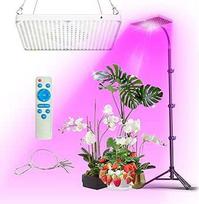 LED auginimo žibintai kambariniams augalams, pilno spektro su UV ir IR, "Bloom Veg" režimais Nuotolinio valdymo 63 colių aukščio reguliuojamas trikojis stovas Kabinimo kablys hidroponikos bonsų sodinukams Dimmable Timer