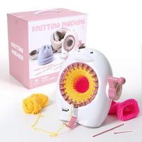Penguin 22-adatinė vertikali rankinio sukimo vilnos mezgimo mašina DIY šalikams, kepurėms ir kojinėms.