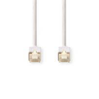 Nedis Cat 6 Kabel | RJ45 Stecker | RJ45 Stecker | F/UTP | 5.00 m | rund | LSZH / PVC | Weiss | Verpackung mit Sichtfenster