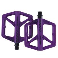1 vnt. Kalnų dviračio pedalai DU sandarinti guoliai Platforminiai dviračio pedalai su atšvaitu Vandeniui atsparūs saugos pedalai MTB dviračio priedai violetinė