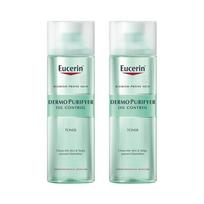Eucerin [2 pakuotės] Eucerin Dermopure Clinical valomasis tonikas 200 ml X2 + Nemokamos valomosios putos 50 g NONE