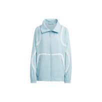 Adidas X Stella McCartney Striped Stand Collar Casual Jacket Women Jacket Grey Blue HR6575 S