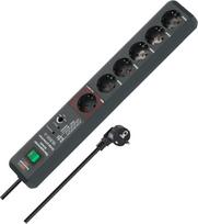 Brennenstuhl Secure-Tec Power Strip Extension Cord with Surge Protection, 3 m (1159490966)