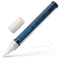 Žymeklis Schneider Paint Marker Maxx 270, 1-3mm, su aliejiniu tušu, baltos spalvos